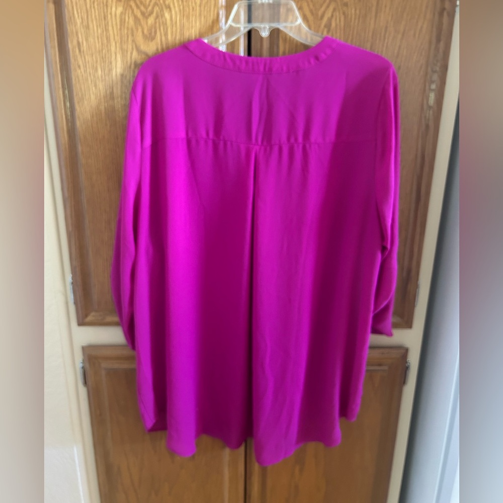 Chaus Women's Fuchsia Blouse - Picture 3 of 4